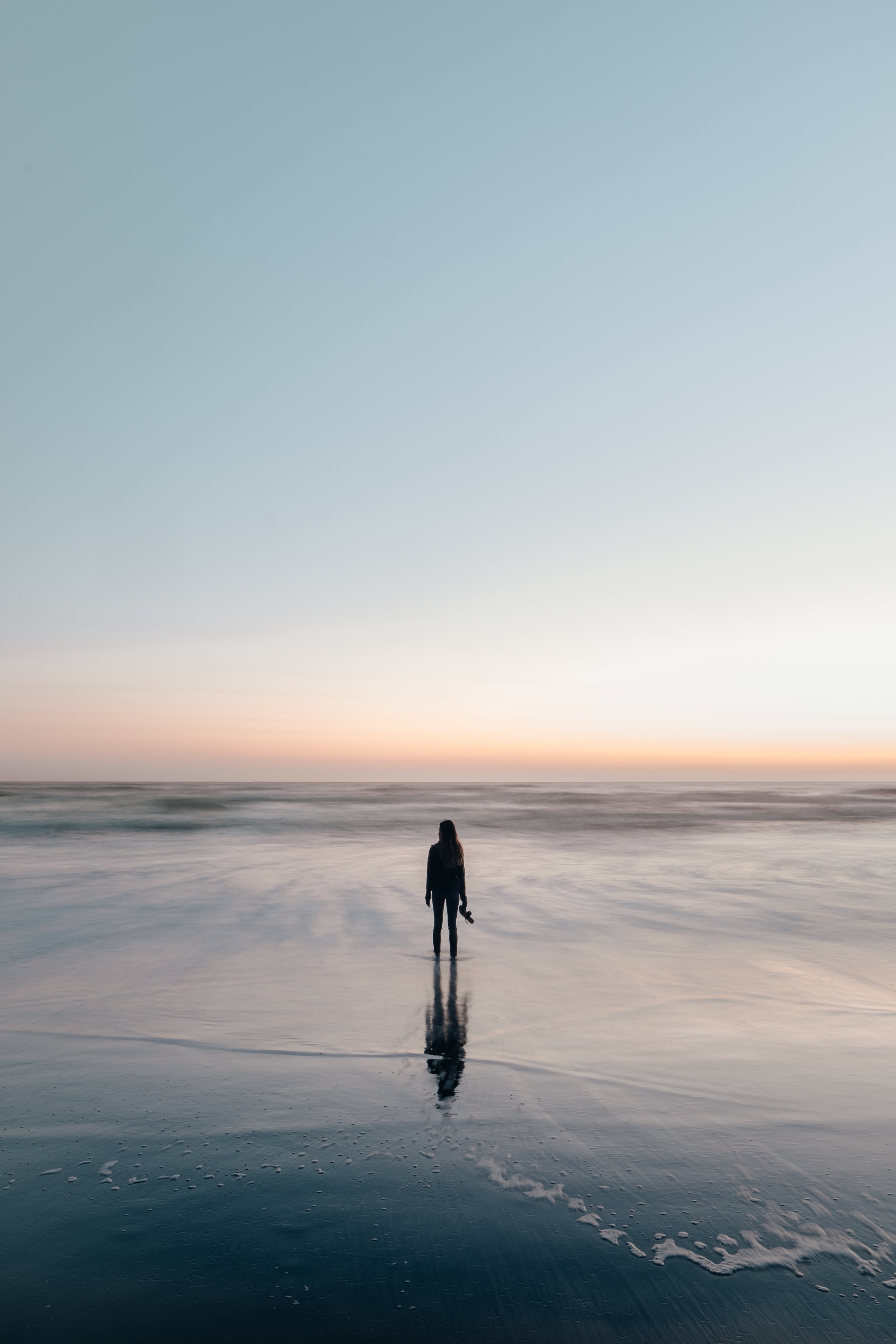 A calm moment at the water's edge
